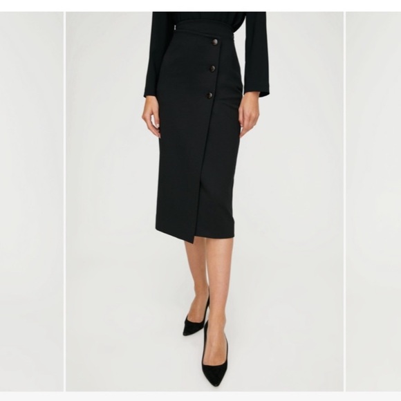 Babaton Buttoned Up Midi Skirt - Picture 4 of 4